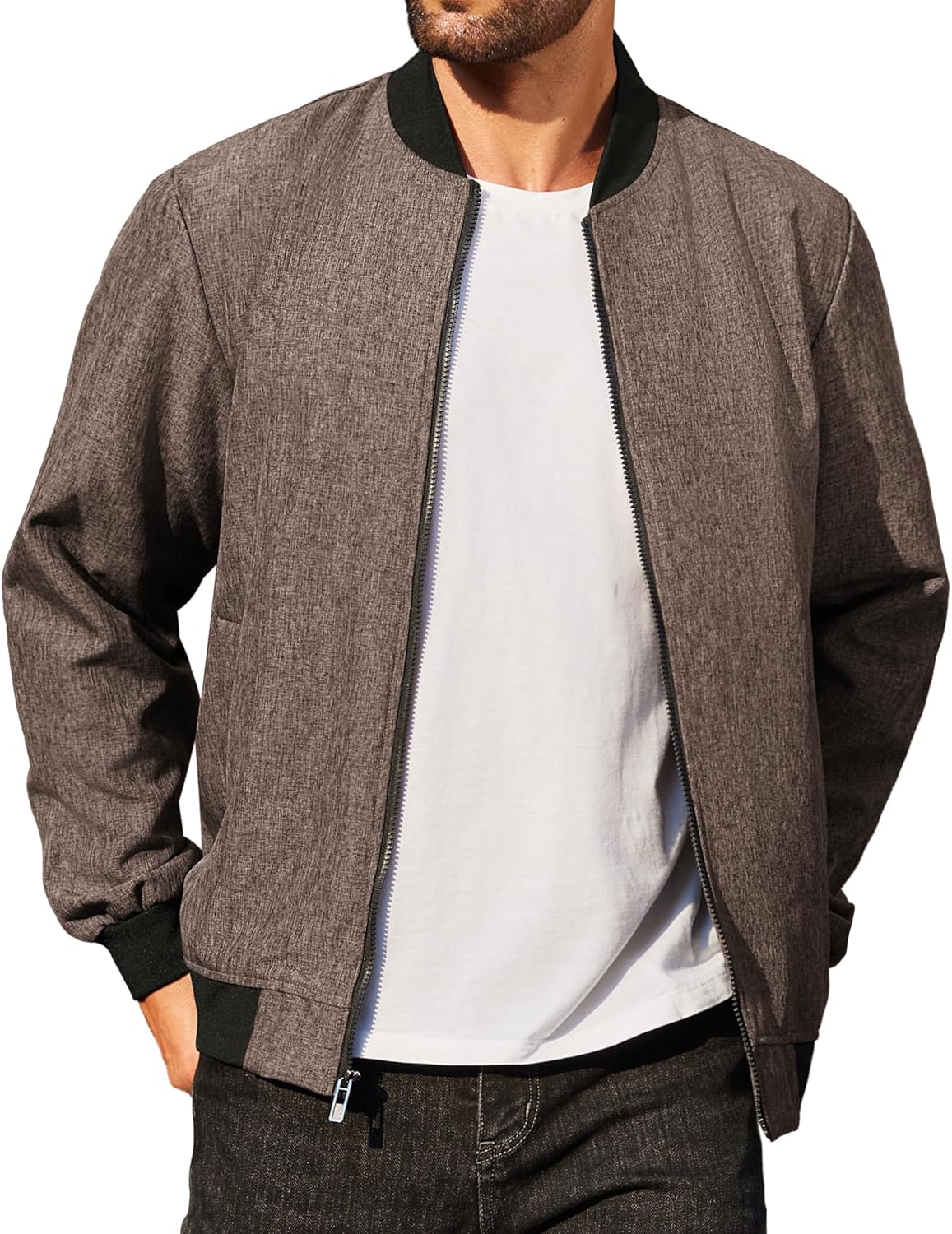 COOFANDY Men's Casual Varsity Jacket for Stylish Looks