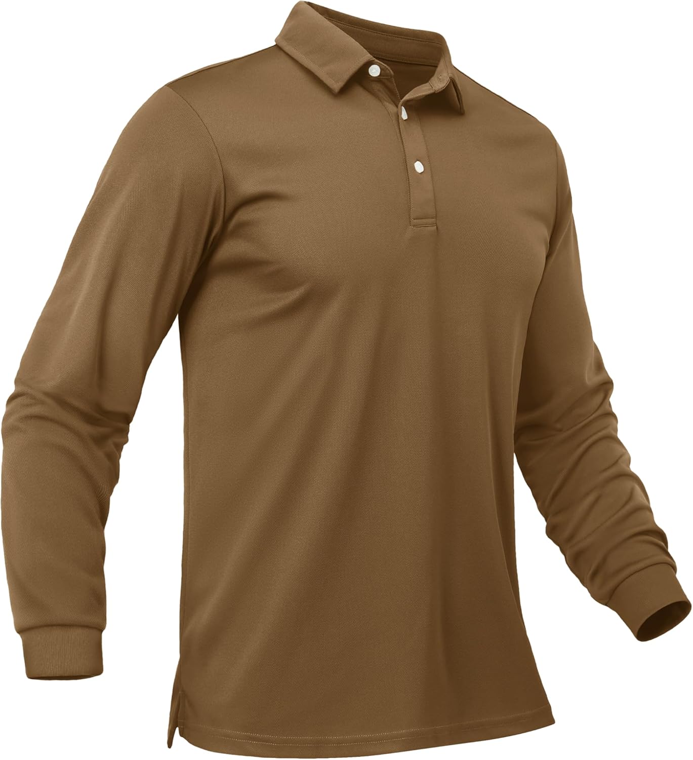 MAGCOMSEN Men's Long Sleeve Polo Shirt for Golf and Sports