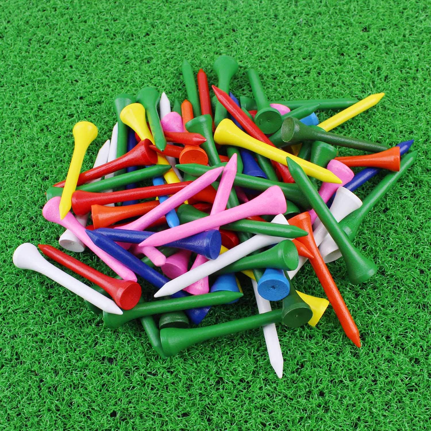Crestgolf Deluxe Wood Tees - 100pcs