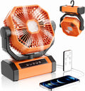 Stay Cool Anywhere: MORIKO 20000mAh Fan with LED