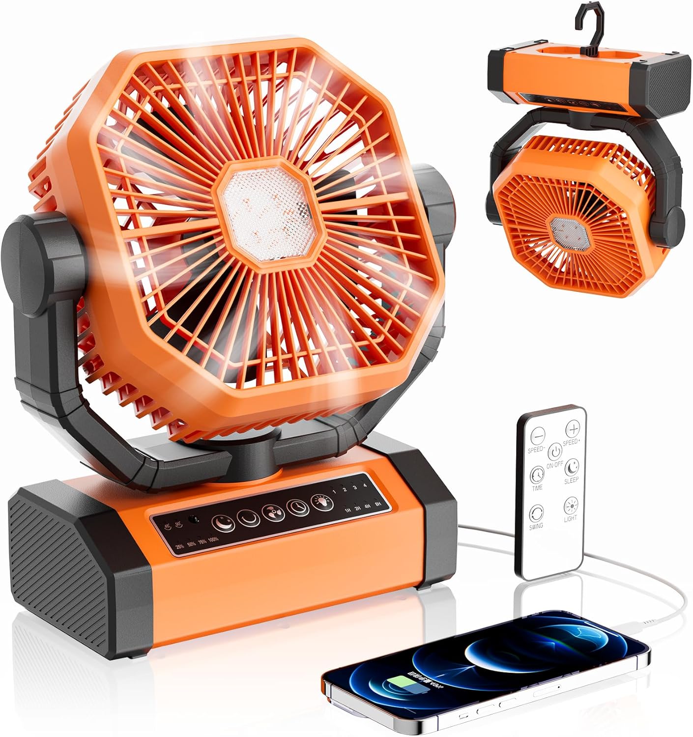 Stay Cool Anywhere: MORIKO 20000mAh Fan with LED