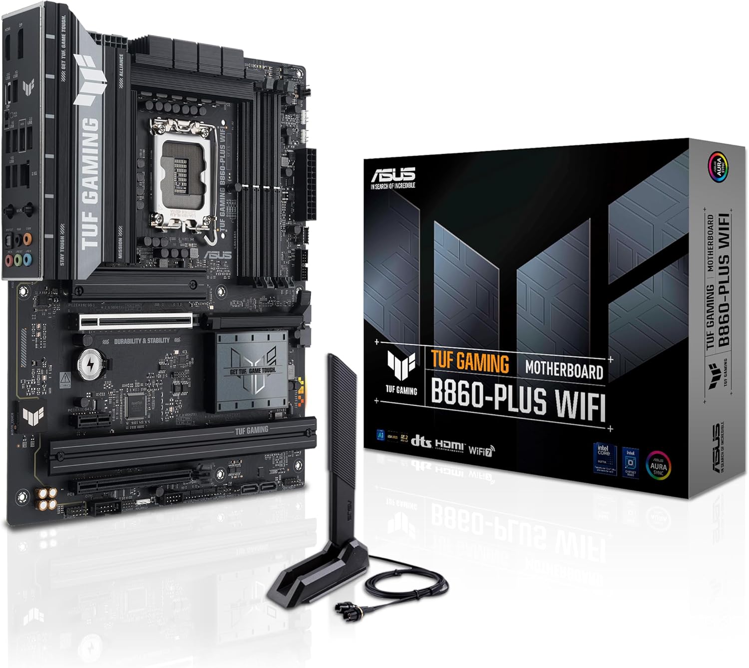 ASUS TUF Gaming B860-PLUS WiFi Motherboard for AI Computing