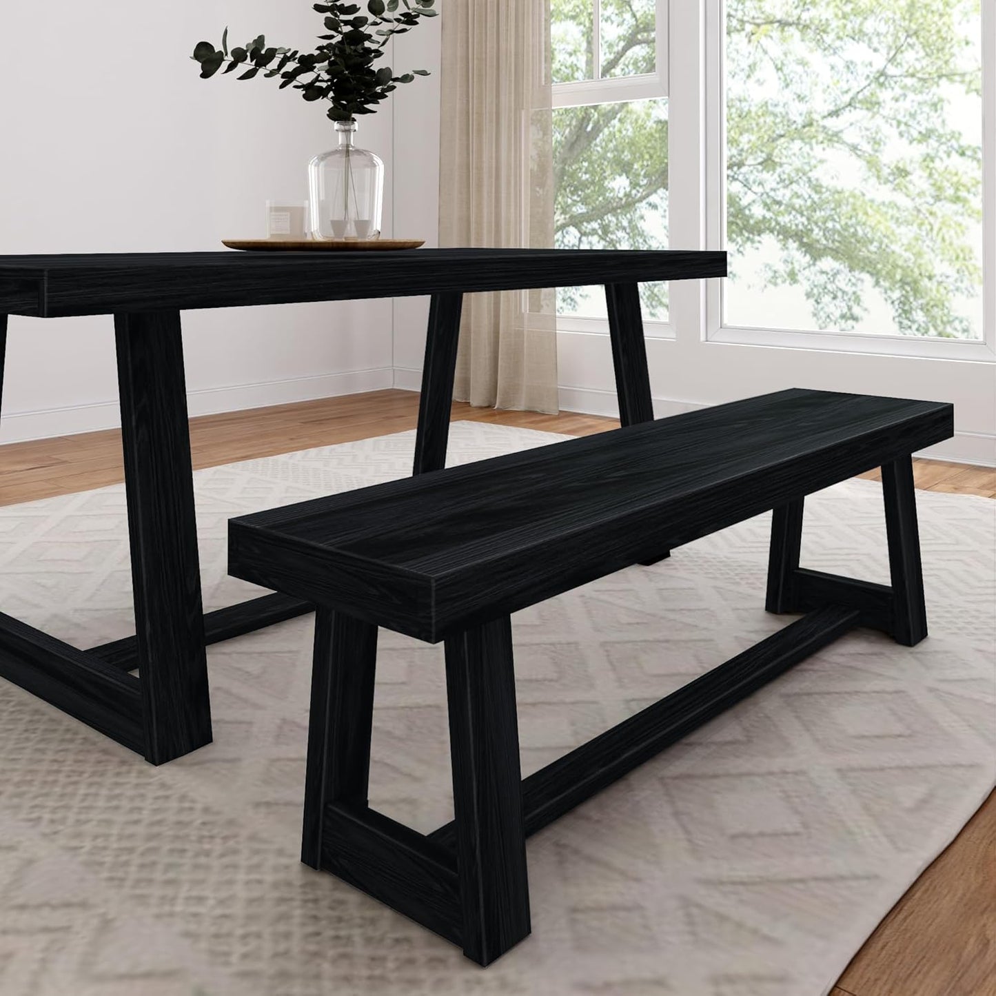 60 Inch Farmhouse Dining Bench for Stylish Home Decor