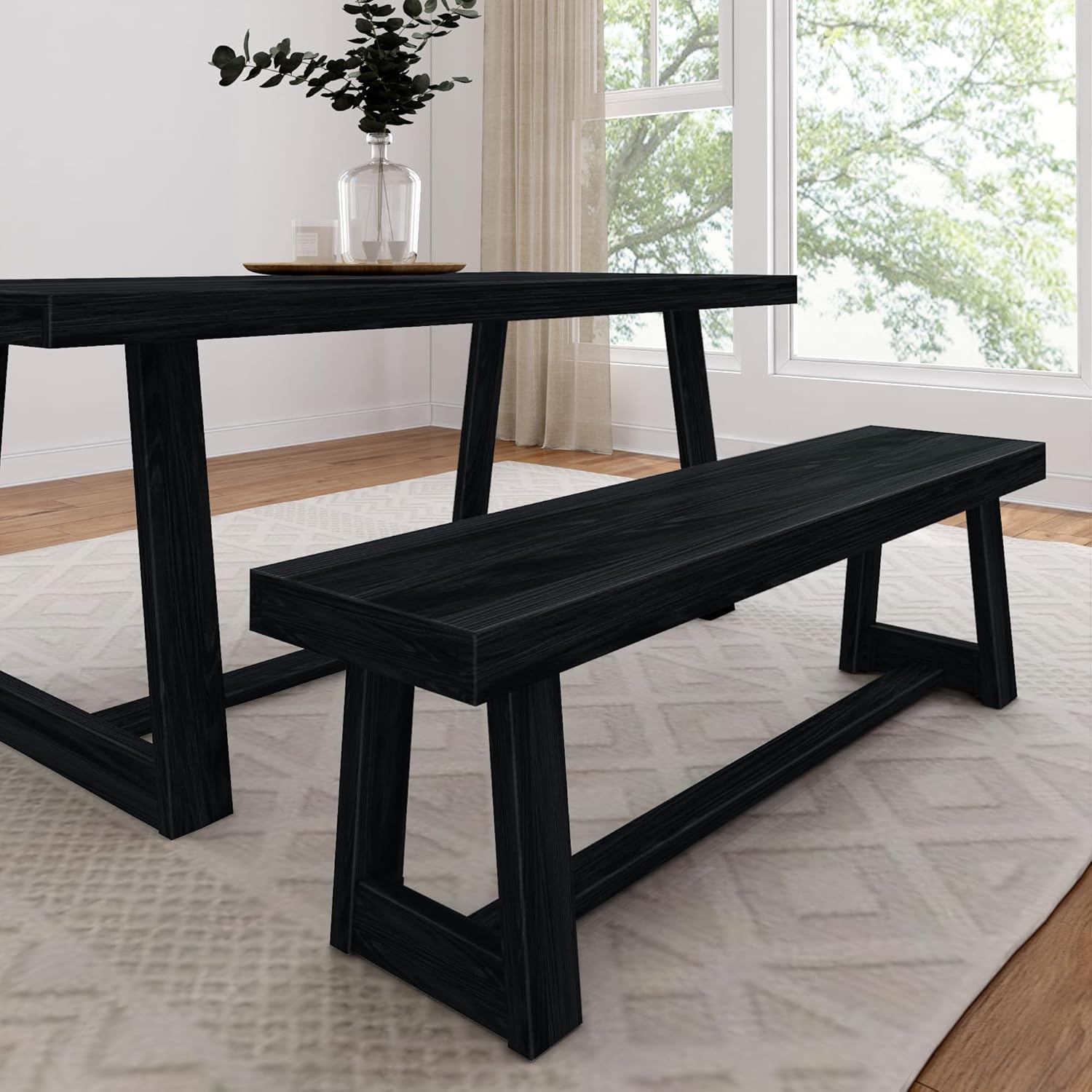 60 Inch Farmhouse Dining Bench for Stylish Home Decor