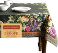 Rectangle Cotton Tablecloth 60 x 108 in - Elegant Pumpkin Garden