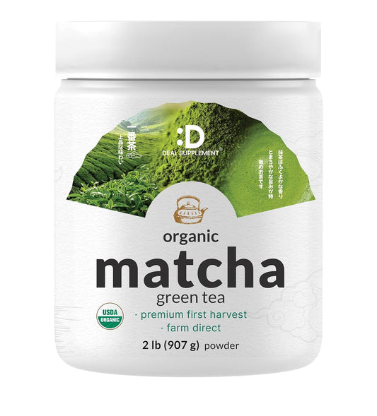 Organic Matcha Green Tea Powder for Delicious Cafe Style Drinks
