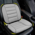 Gray Memory Foam Car Seat Cushion with Lumbar Support - Comfort