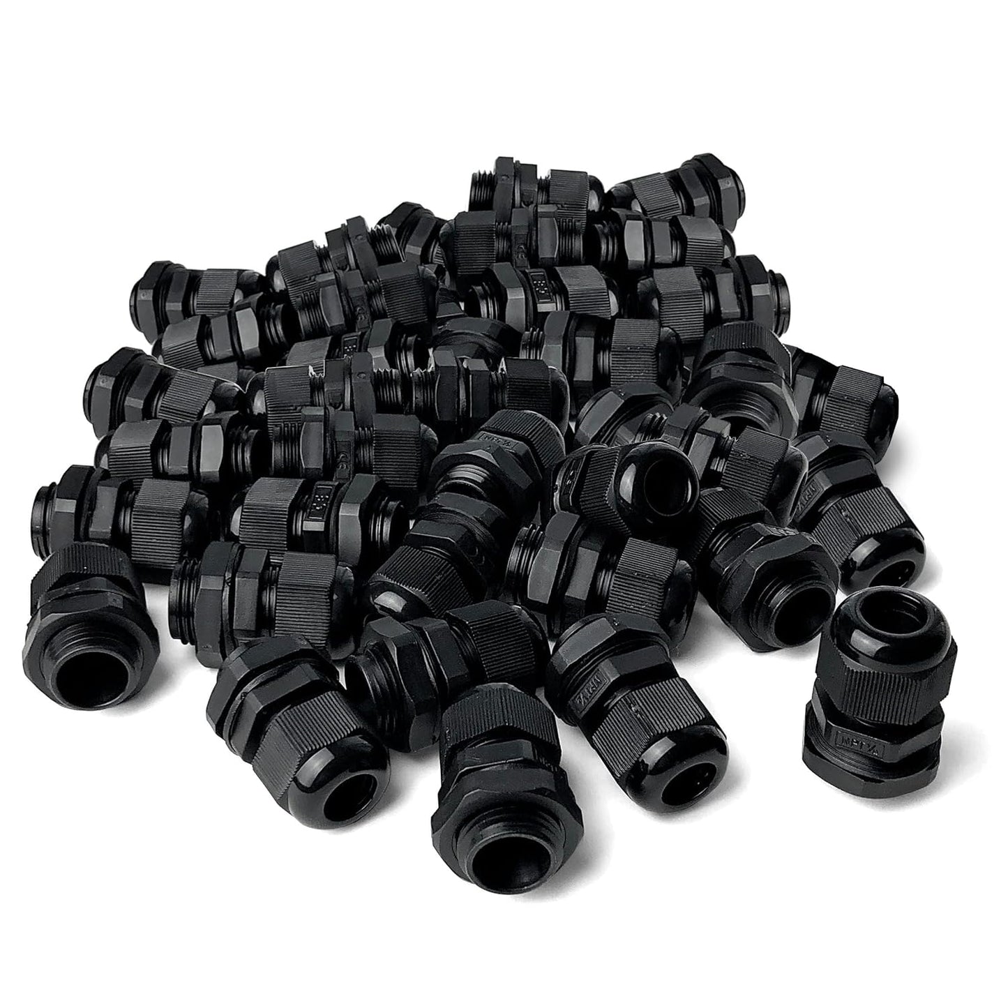 MGI SpeedWare 1/2in NPT Strain Relief Nylon Cord Grip Glands