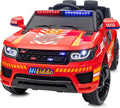 Electric Police Car for Kids 24V Ride-On - Powerful 5.0 mph