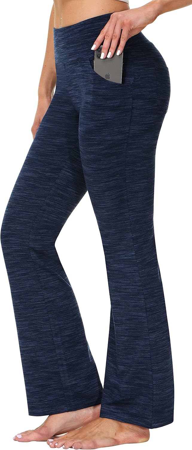 IUGA Yoga Pants Women Wide Leg High Waist Bootcut Flare Leggings