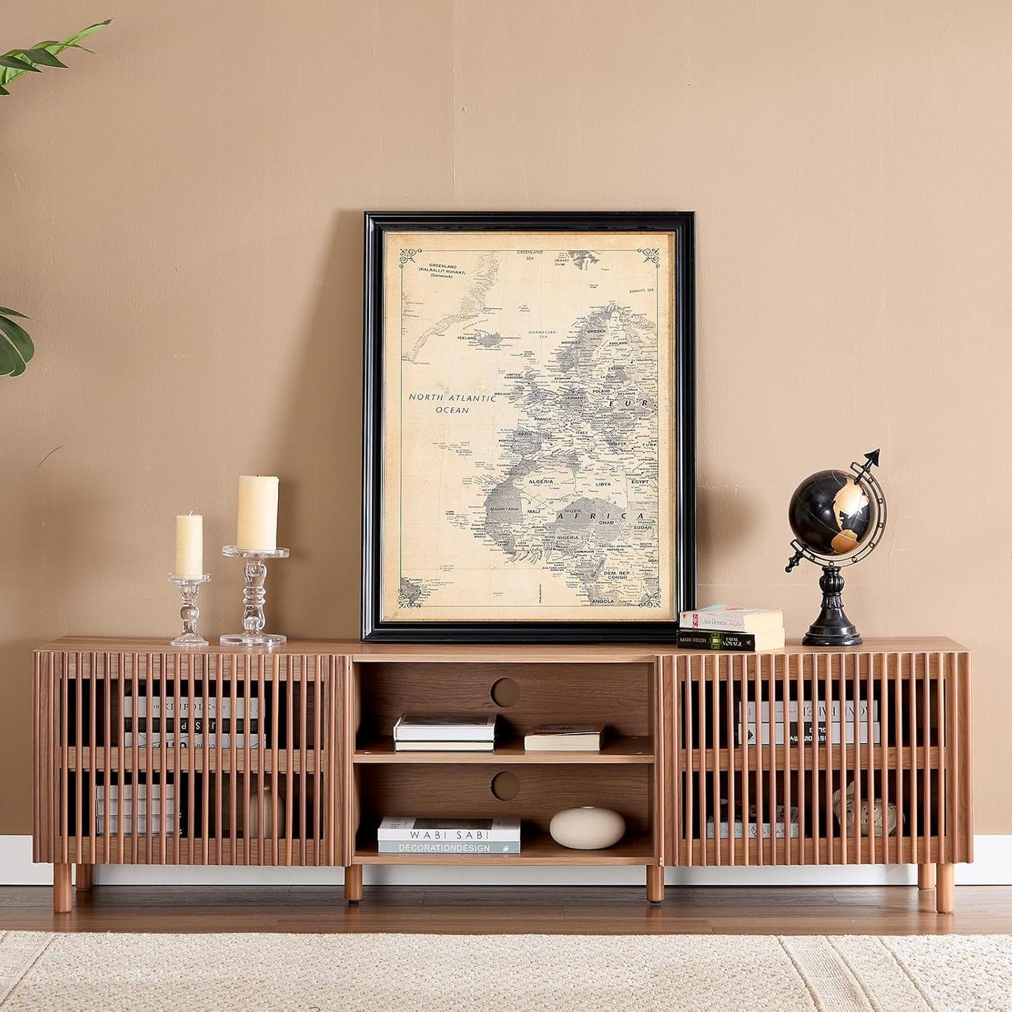 Bonzy Home 70 TV Stand: Modern, Spacious Storage