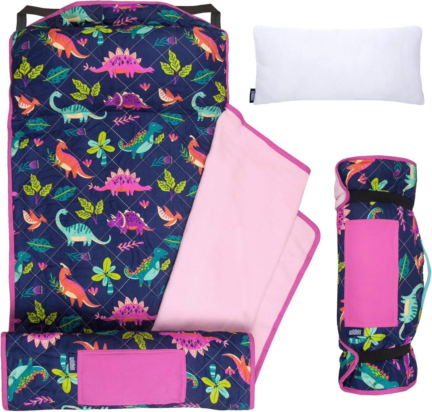 Wildkin Quilted Kids Nap Mat for School & Travel Comfort