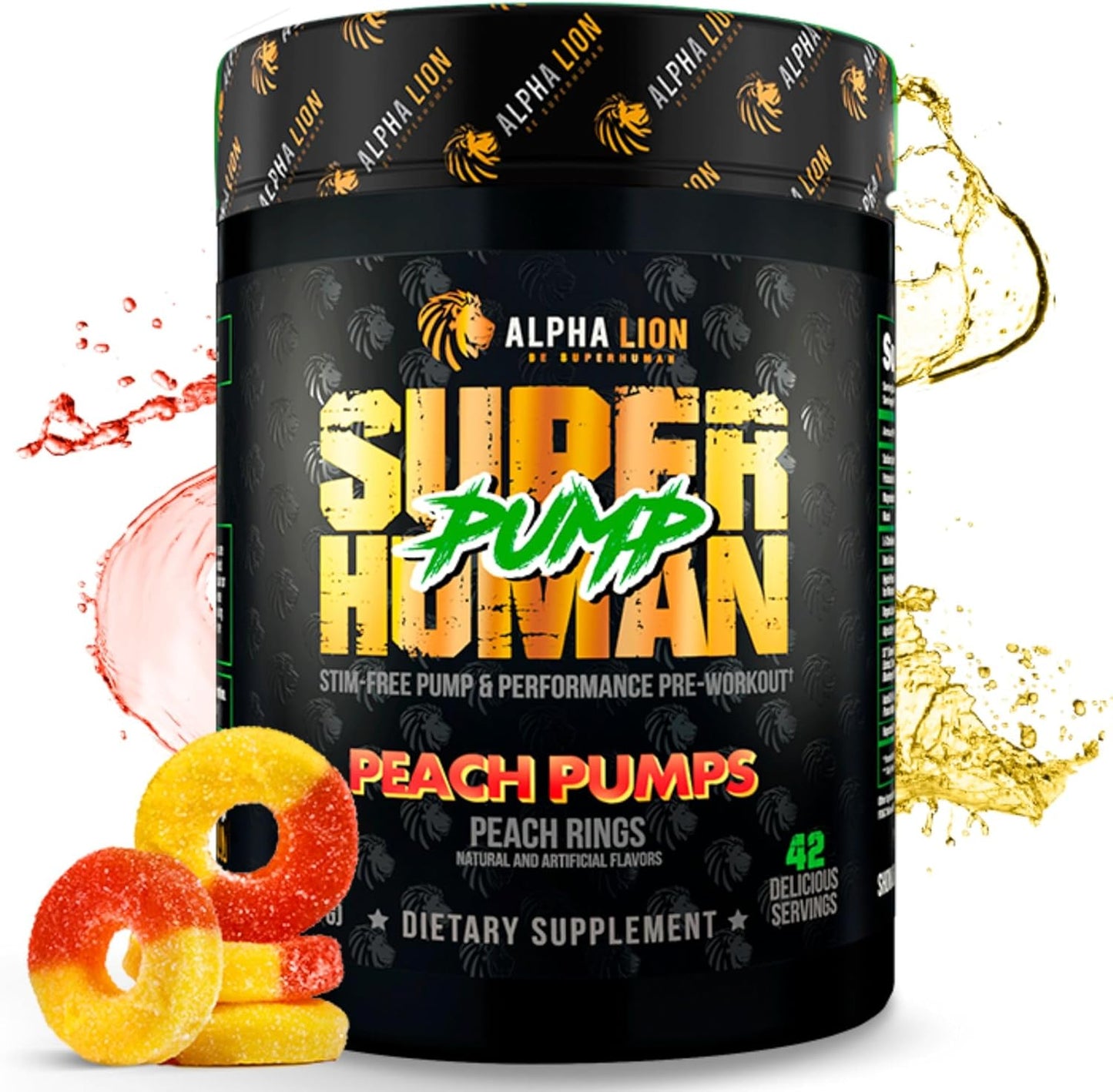 ALPHA LION Superhuman Pump Pre Workout Powder for Energy