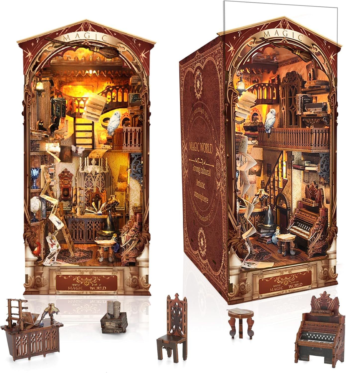 DIY Book Nook Kit for Magical Home Decor and Fun Assembly