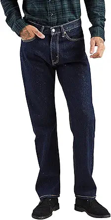 Levi's Men's 505 Regular Fit Jeans for Comfort and Style
