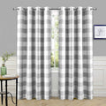 Elegant Buffalo Check Curtains by DriftAway for Cozy Spaces