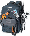 KarryAll KastMate Fishing Tackle Backpack Dark Gray - Water-Resistant