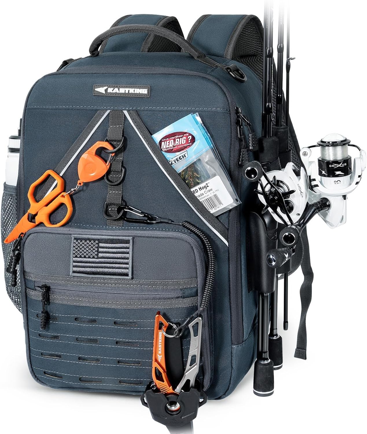 KastKing KarryAll Fishing Tackle Backpack for All Your Gear