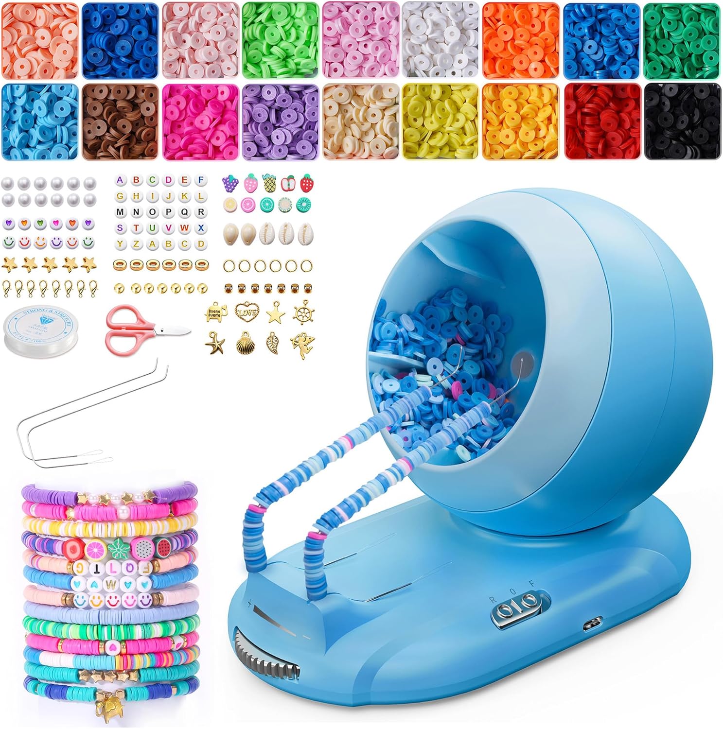 ETUDAW Clay Bead Spinner for Effortless Jewelry Making Fun