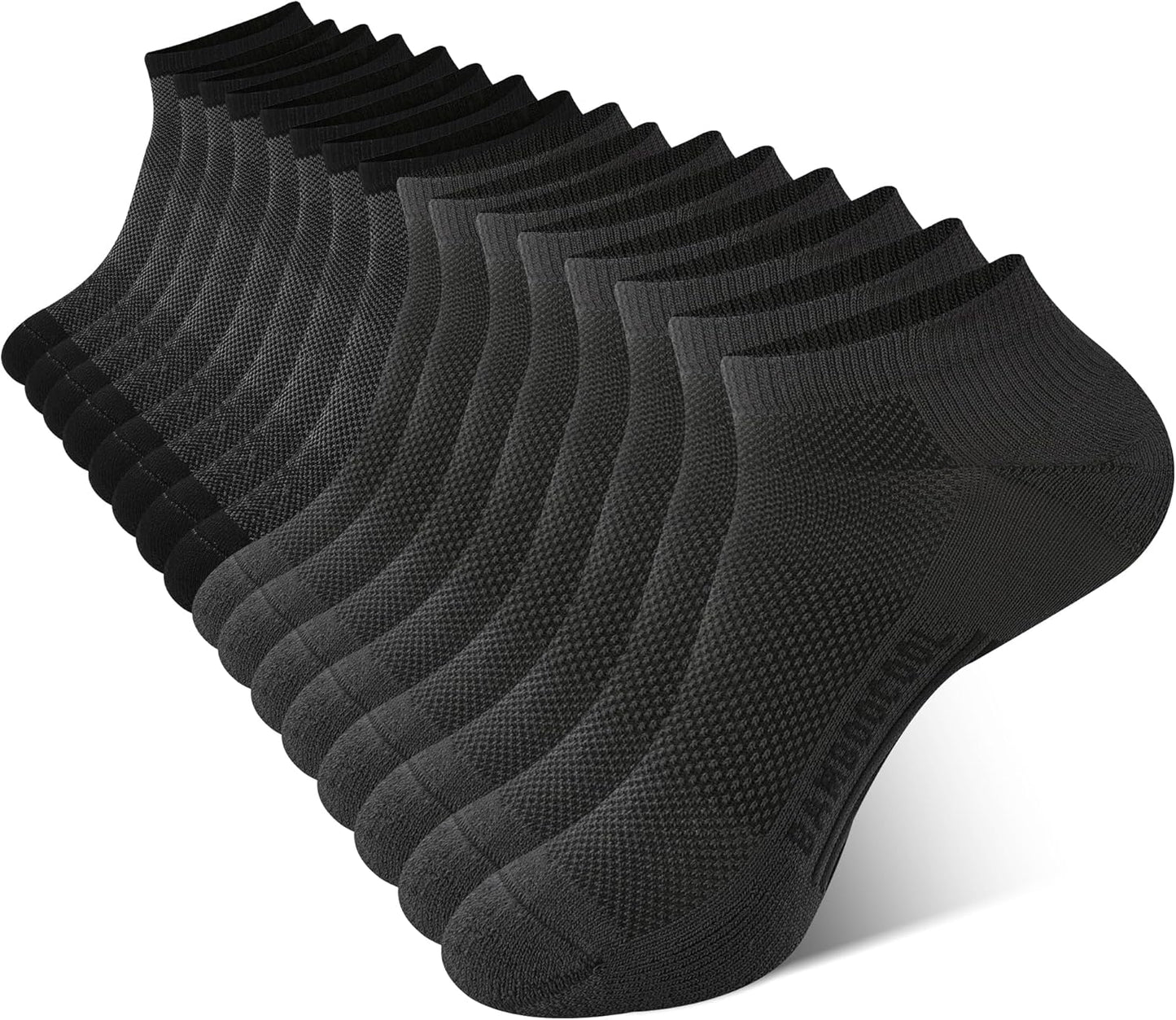 Bamboo Cool Men's Athletic Ankle Socks for Ultimate Comfort