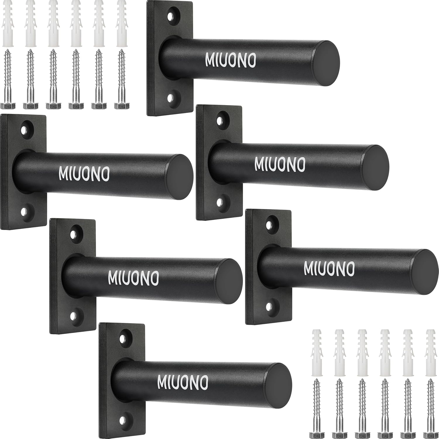 Wall Mounted Weight Plate Holder for Home Gym Organization