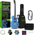GEARit GI-155 Electric Guitar Set - H-H Pickups, All-Inclusive Starter Kit, Amplifier - Blue