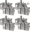 Extra Large Moving Bags 50lbs Capacity Silver - 8 Pack