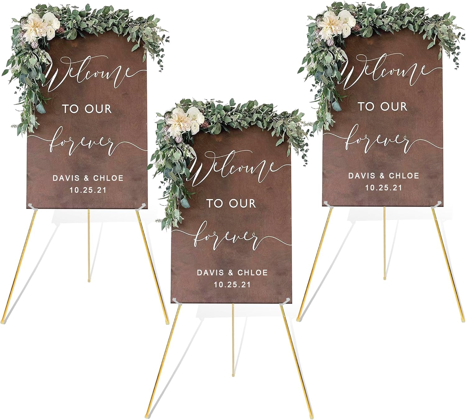 DANMO Easel Stand for Wedding Sign Poster - Adjustable Metal Display