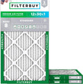 Filterbuy 12x30x1 Air Filter MERV 8 Essential Dust & Allergy Defense