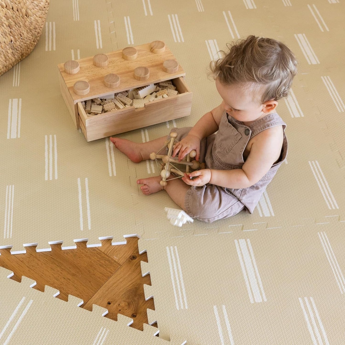 Lillefolk Foam Baby Play Mat for Safe and Stylish Play Areas