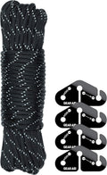GEAR AID Taut Line Kit with 550 Paracord - Travel Clothesline Solution