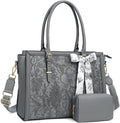 MOSISO Laptop Bag for Women PU Leather Tote - Stylish Protective Carry