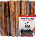 12in Jumbo Bully Sticks for Large Dogs - Long Lasting Dental Chew