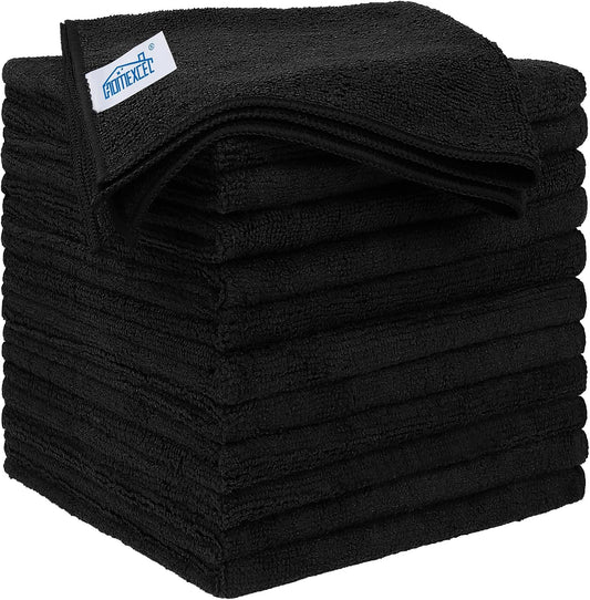 Ultra Absorbent Microfiber Cleaning Cloths - 12 Pack