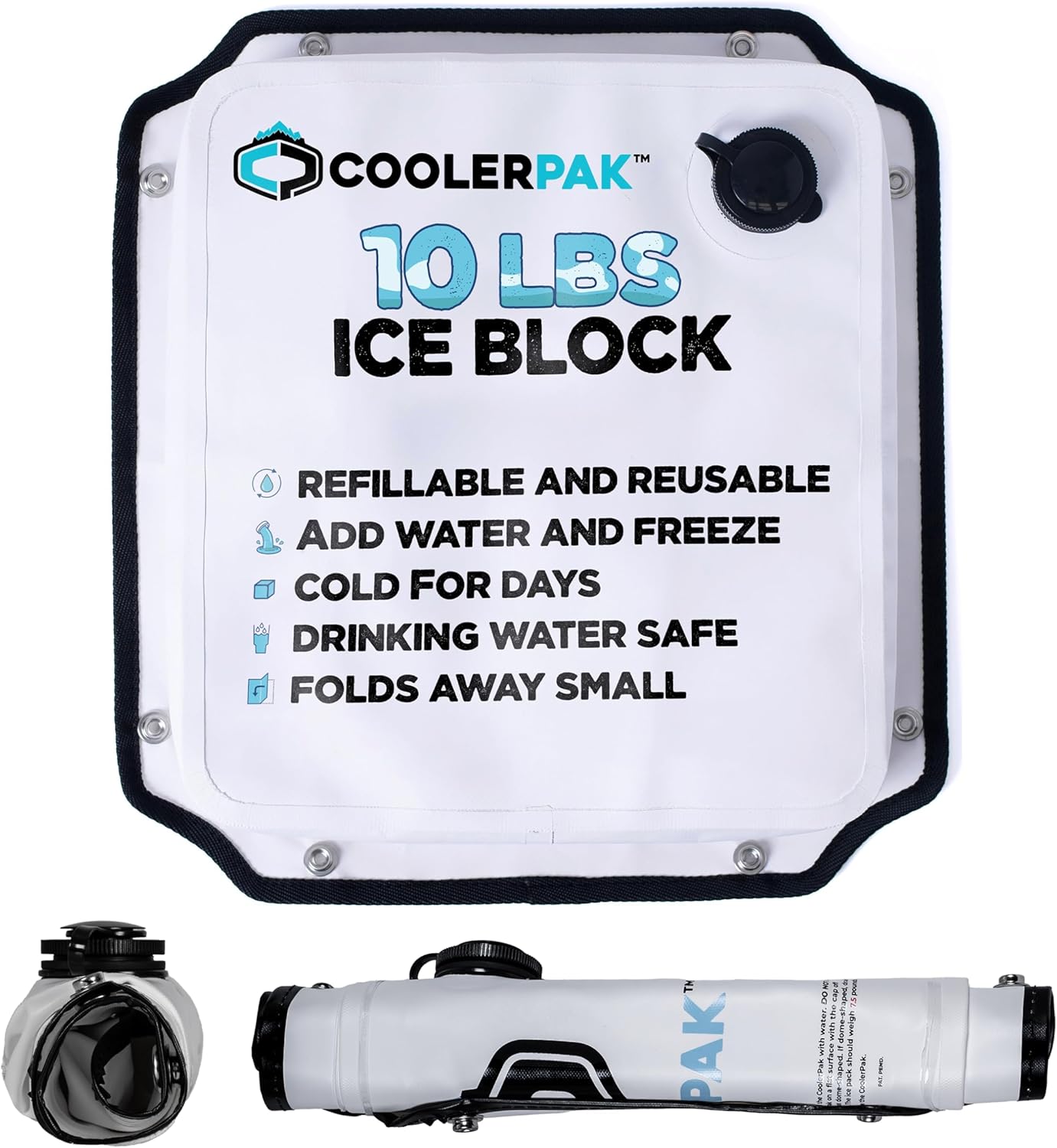 7lb, 10lb, 15lb Refillable Ice Pack for Long-Lasting Cold
