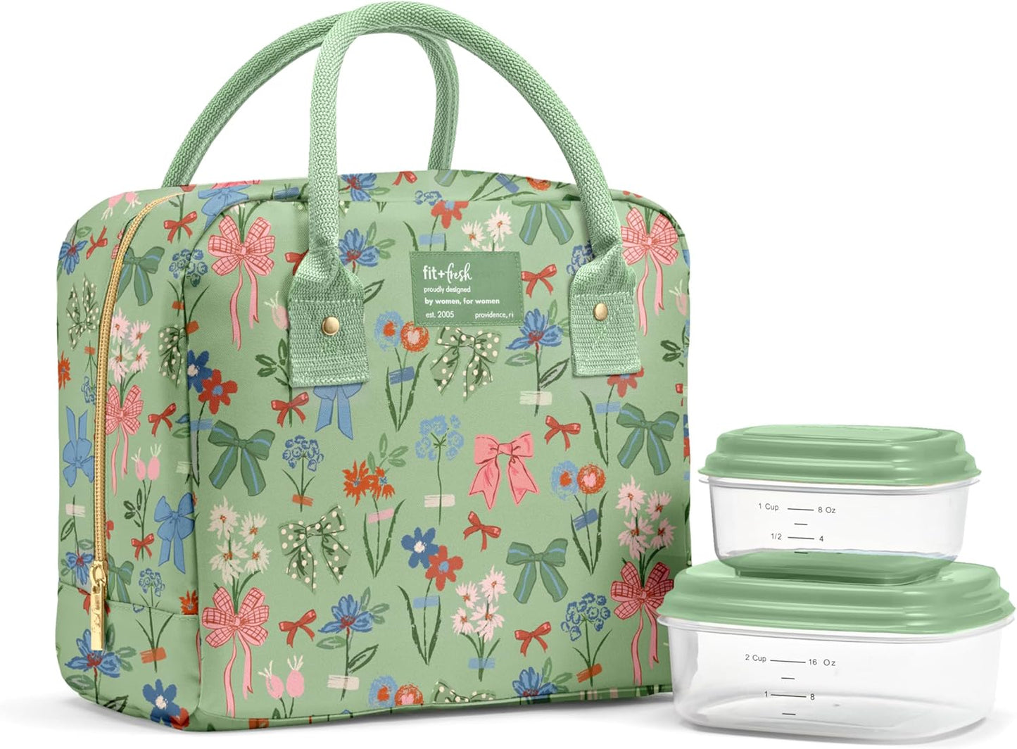Fit & Fresh Bloomington Insulated Lunch Bag for Women