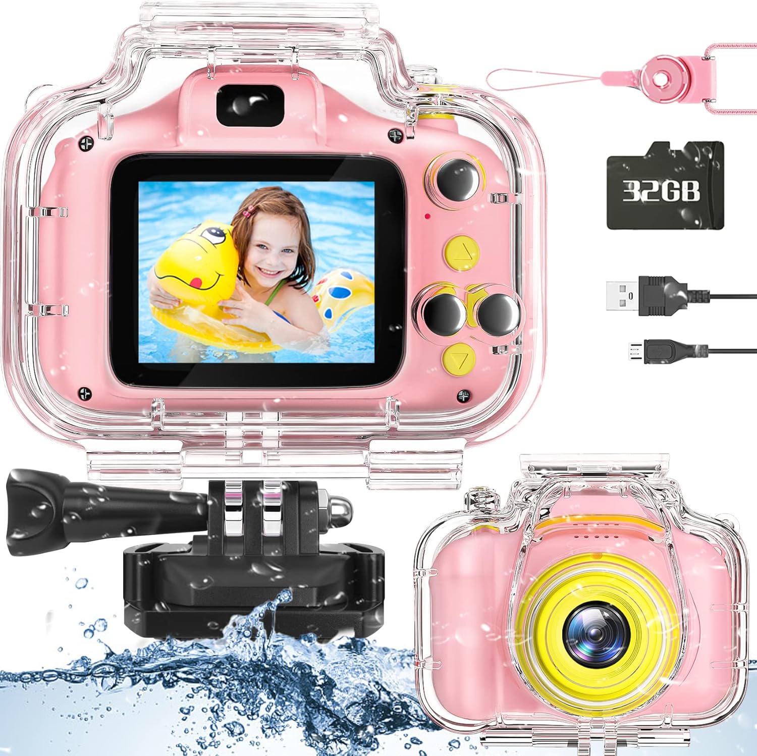 Kids Waterproof Camera for Creative Adventures Underwater Fun