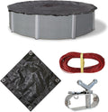 Blue Wave Rugged Mesh 18 ft Above Ground Pool Cover for Winter