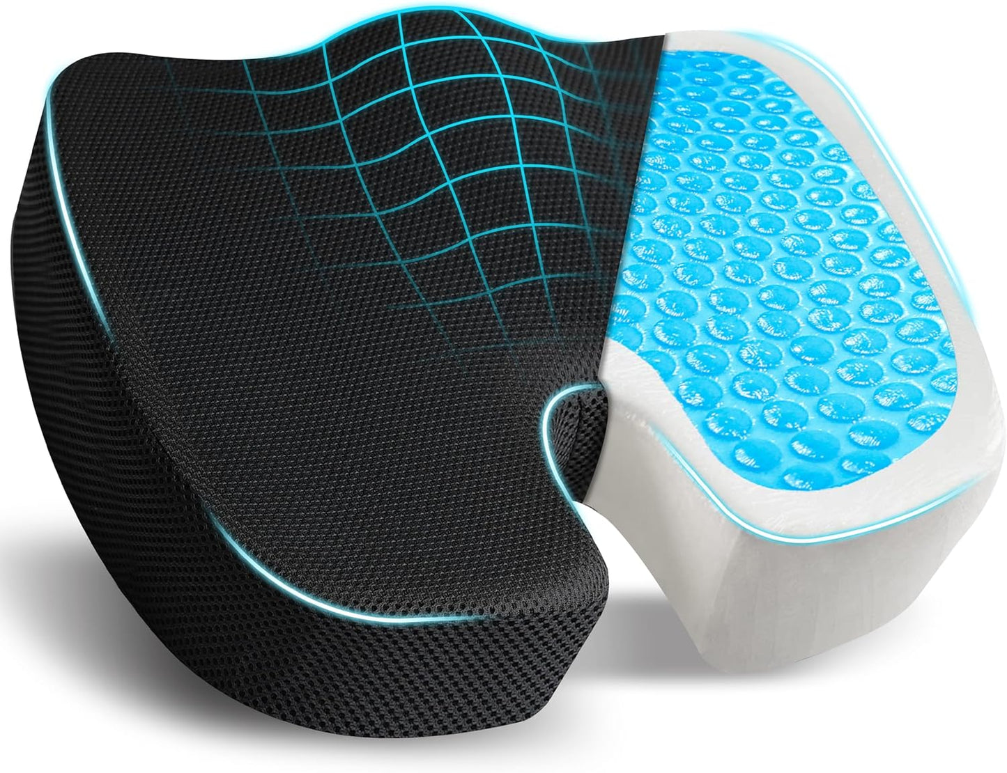 EcoNour Gel Seat Cushion - Pain Relief & Support