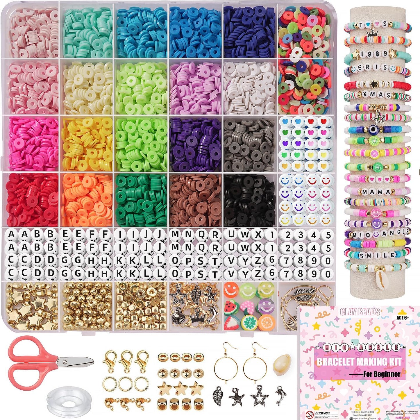 5000Pcs Polymer Bracelet Kit - Creative DIY Fun!