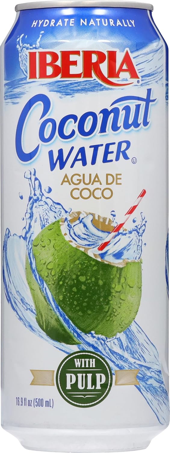 Iberia Coconut Water with Pulp - Refreshing Hydration Pack