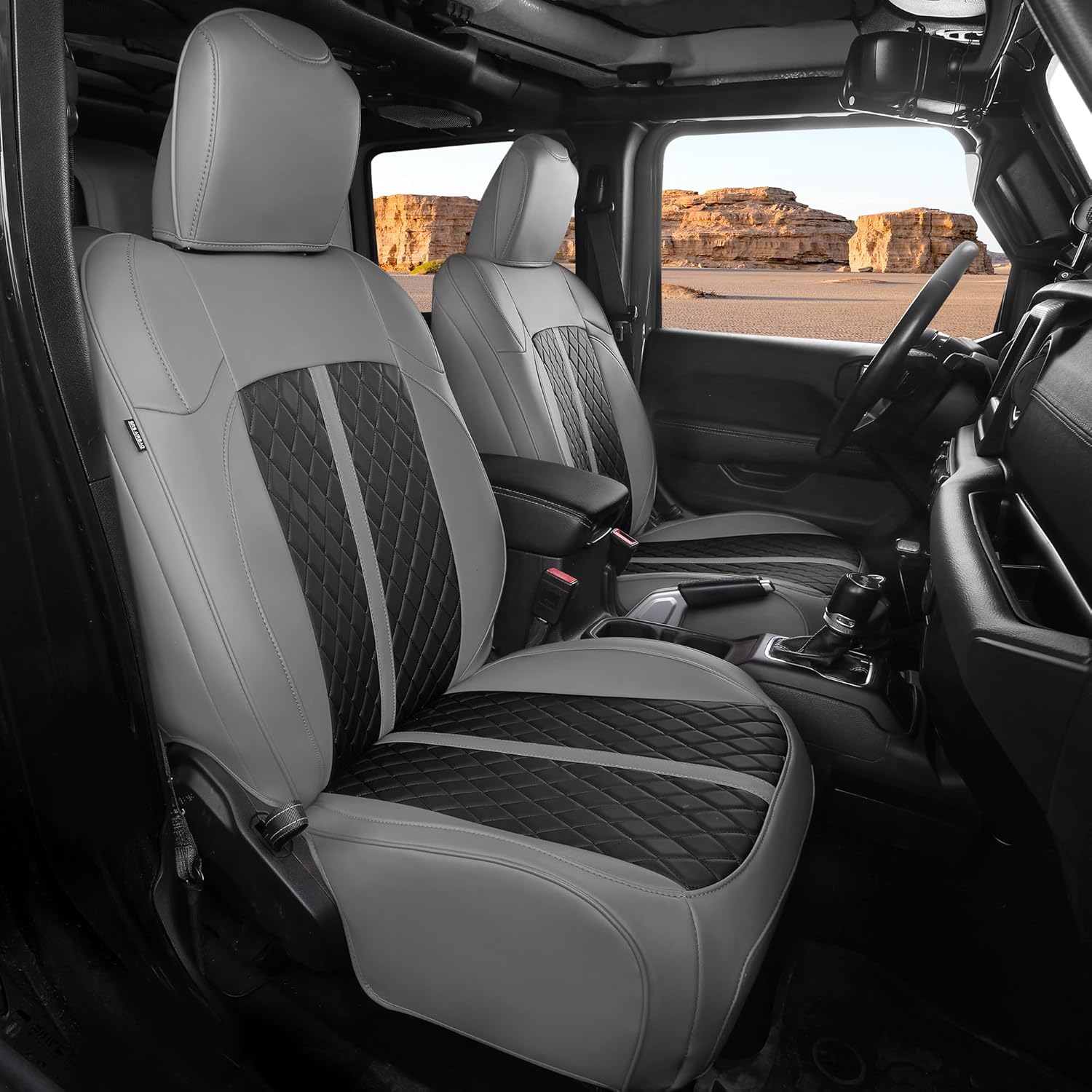 Custom Fit Jeep Wrangler Seat Covers for 4 Door Models 2013-2017