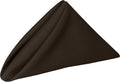 Cloth Napkins 17x17in Chocolate Bulk Set of 60 - Washable Wedding