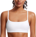 CRZ YOGA Butterluxe Sports Bra - Adjustable Strap, Wireless Support