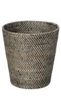 Kouboo Loma Round Rattan Paper Waste Basket - Small Wicker Bin