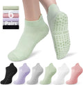 Non-Slip Pilates Socks for Women - 6 Pairs