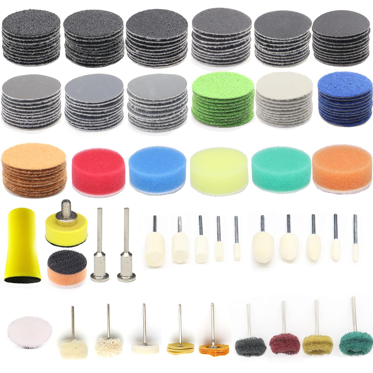Premium 160pc Sanding Disc Set - Easy Precision Sanding