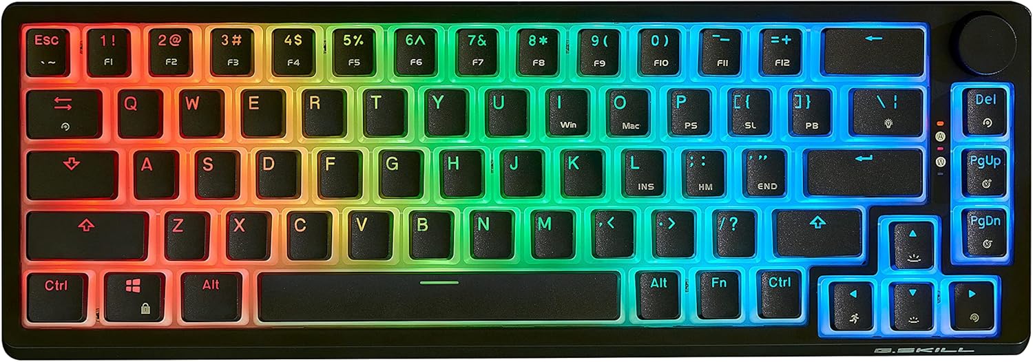 G.SKILL KM250 RGB 65% Mechanical Keyboard with PBT Keycaps