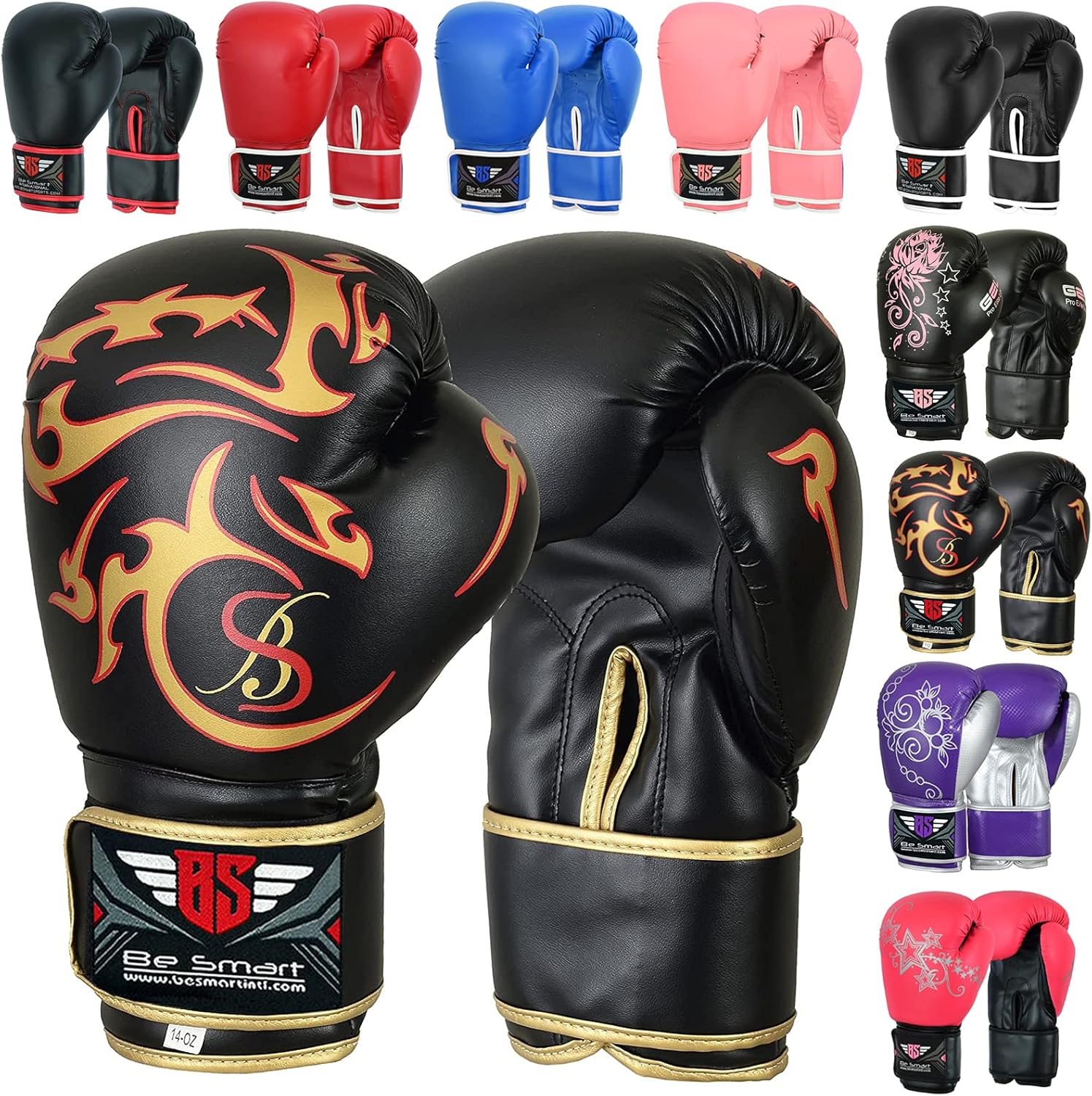BeSmart Youth Boxing Gloves: Kids Training 4-12 Years