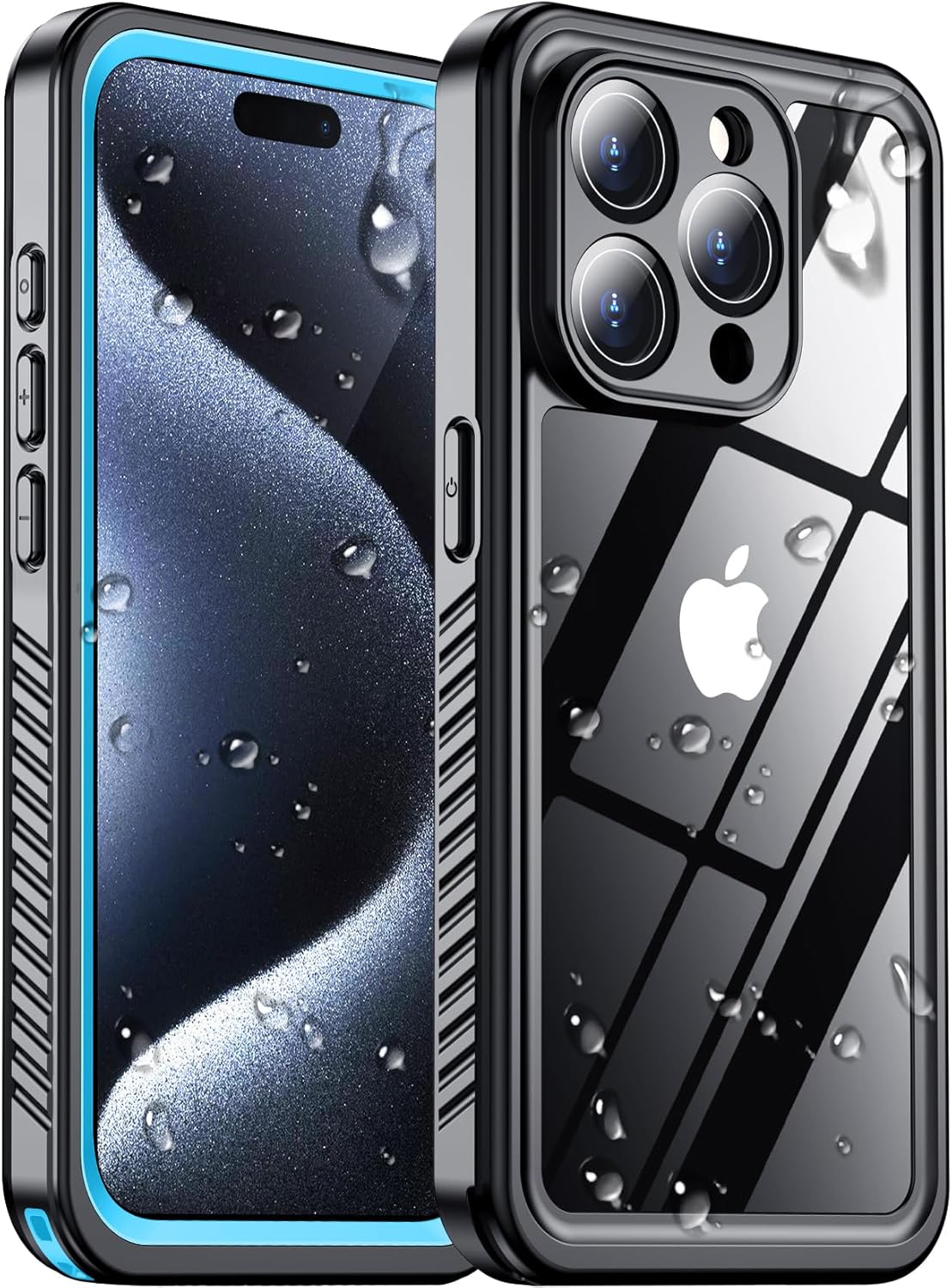 IP68 Waterproof iPhone 15 Pro Case with Full Body Protection